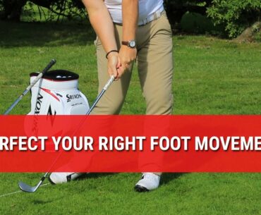 Perfect Your Right Foot In The Golf Swing - Golf Swing Tips - DWG
