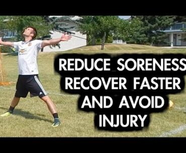How to reduce muscle soreness | Get rid of leg soreness after soccer or football | Cool down routine