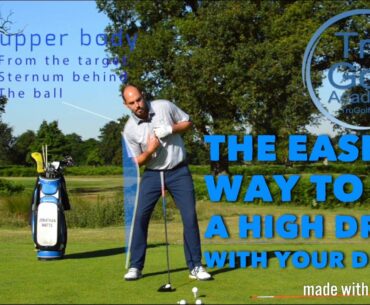 THE EASIEST WAY TO HIT A HIGH DRAW WITH THE DRIVER!