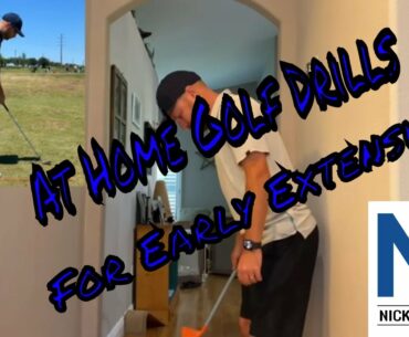 At Home Golf Drills for Early Extension
