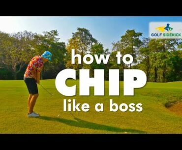 How to Chip the Golf Ball - The Golf Sidekick Way - Like a Champion