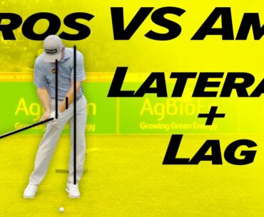 GOLF SWING Lateral Movement! - PROS vs AMS - Incredible Contrast!