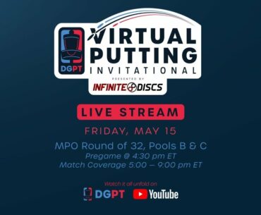 Virtual Putting Invitational Livestream | RD1 LIVESTREAM | Friday May 15th
