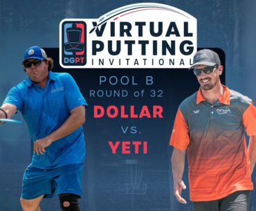 Virtual Putting Invitational | RD1 | (1) Matt Dollar vs (8) Jay "Yeti" Reading