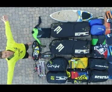 BEST KITING BAG in the market (10) kites (1) surf board  (2 TT boards) ......