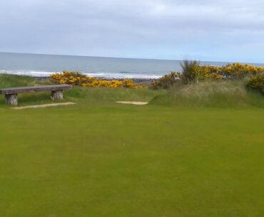 Kingsbarns Golf Links, 4th tee, Castle, 409 yard par 4