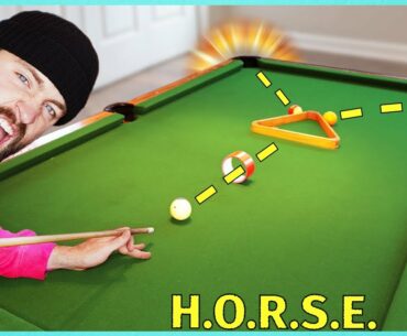 POOL TRICK SHOT H.O.R.S.E. Part 2!