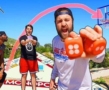 TRICK SHOT GIANT MONOPOLY w/ Josh Horton & Chris Staples