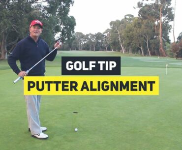 How To Aim Your Putter Correctly || Golf Tip