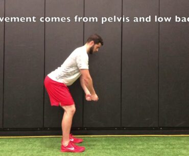 Pelvic Tilts - Golf Stance