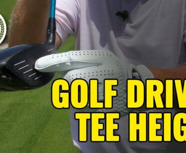 How High Should You Tee a Golf Driver? (IT MATTERS!)