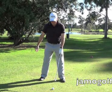 (Golf lesson) A simple way to achieve perfect posture for golf