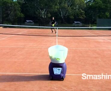 Spinfire Pro 2 Tennis Ball Machine - On Court