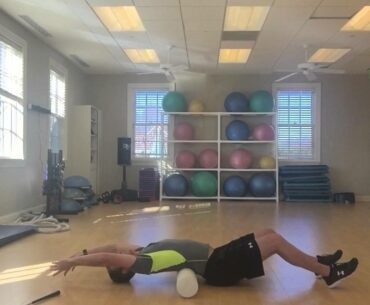 Golf swing posture fixing thoracic extension