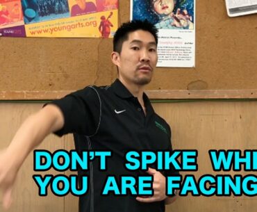 DON'T SPIKE WHERE YOU'RE FACING - Volleyball Tip Of The Week #3