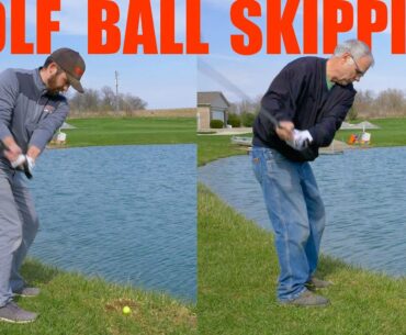Golf Ball Skipping Challenge