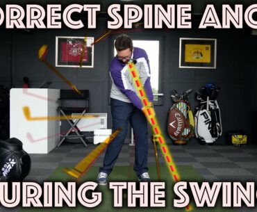 Correct Spine Angle During The Golf Swing