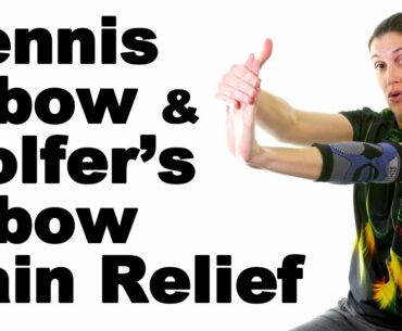 Relieve Tennis Elbow & Golfer's Elbow Pain - Simien Elbow Compression Sleeve