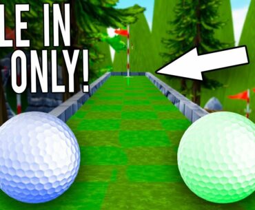 Mini Golf HOLE IN ONE ONLY Map! - Golf It
