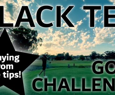 BLACK TEE GOLF CHALLENGE // Playing the tips at Sun City Country Club