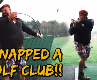 WORLDS STRONGEST MAN TRIES GOLF