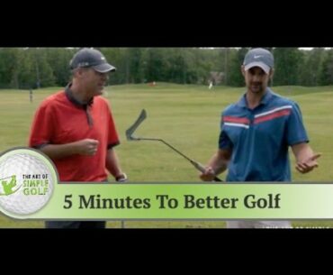 Easiest Golf Swing Lesson: Cut The Grass 5 Minutes To Better Golf