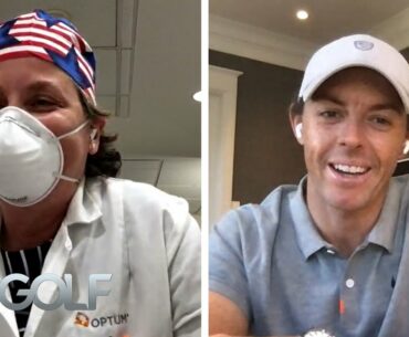 Rory McIlroy surprises New York City front line hero | Driving Relief | Golf Channel