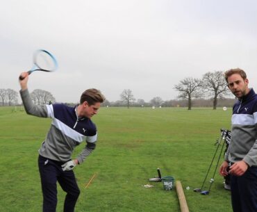 Clubhead release drill for longer drives