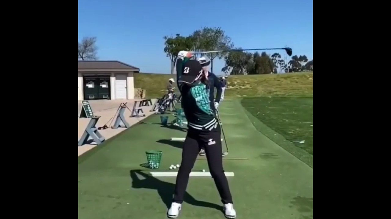 Ladies slow motion golf swing mechanics and motivation #Subscribe & #HitTheBell Ladies slow motion golf swing mechanics and motivation #Subscribe & #HitTheBell