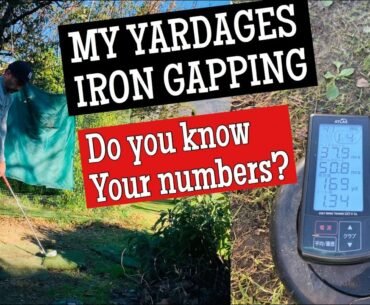 Golf | Iron Gap Testing using Launch Monitor Radar