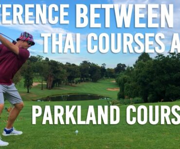 Difference: PARKLAND v TROPICAL courses and a BUNKER LESSON for a subscriber
