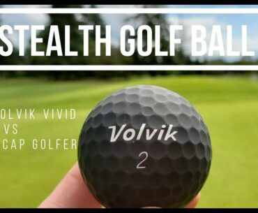 Testing the Black Volvik Vivid - aka Stealth Golf Ball