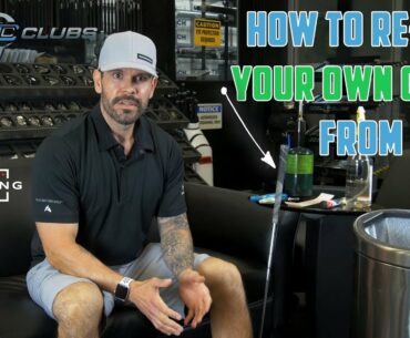 How To Re-Grip Your Own Golf Clubs From Home