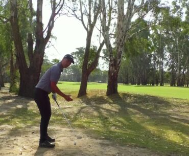 How To Hit a Golf Ball Off a Hard Panned Lie