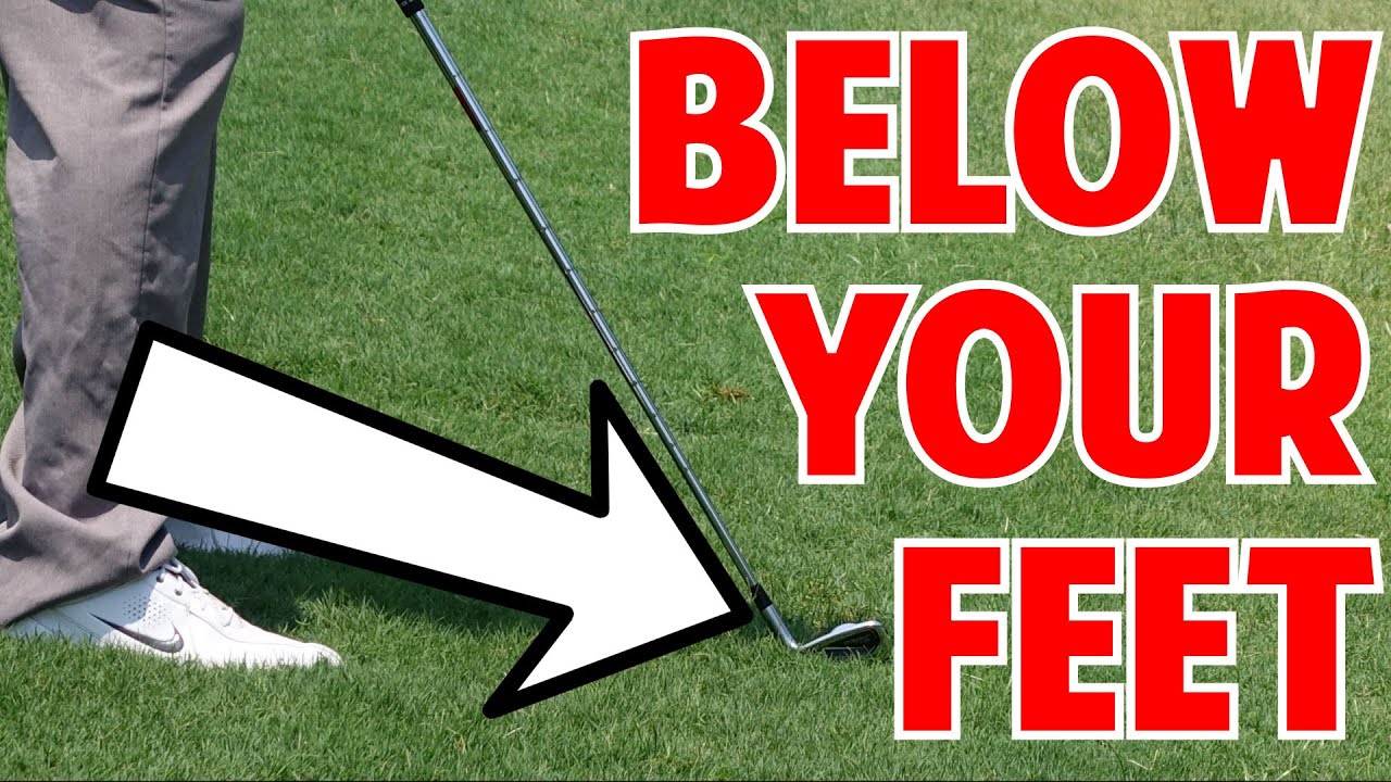 Golf Tips | How to Hit a Ball Below Your Feet Golf Tips | How to Hit a Ball Below Your Feet