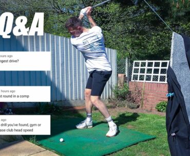 Slo-Mo Golf Swings and Q&A...