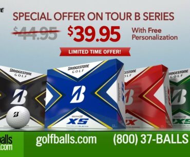 Price Drop on Bridgestone TOUR B Golf Balls, Now $39.95