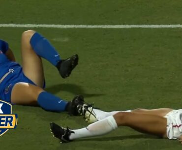 Must see moment - Boots get tangled on the pitch! | FOX SOCCER