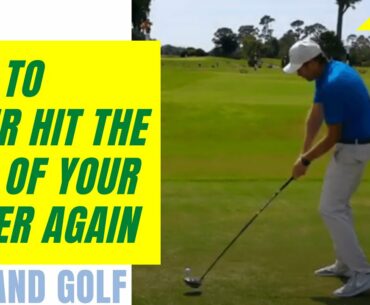 GOLF TIP | How To Never Hit The Heel Of Your Driver Again