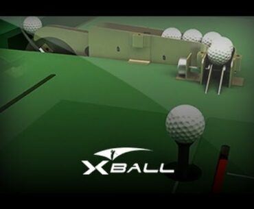The automatic ball teeing and feeding system on XGolf Simulator