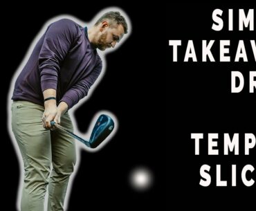 SIMPLE GOLF SWING TAKEAWAY DRILL