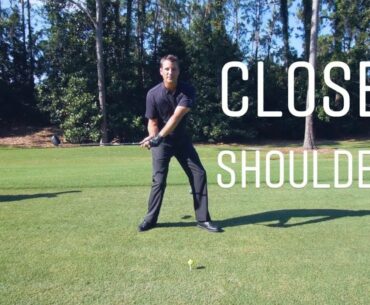 Golf Swing Tip: Closed Shoulders at Address