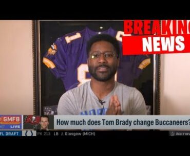 Good Morning Football| Nate Burleson "predicts" Tom Brady'll open the domination for the Buccaneers
