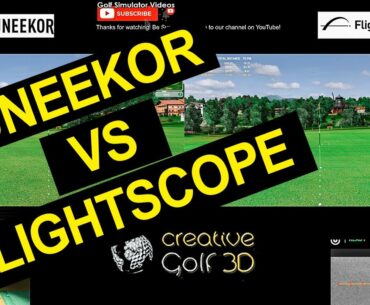 FLIGHTSCOPE MEVO+ vs UNEEKOR QED- Putting & Chipping on Creative Golf 3D