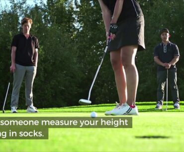 How to Measure Golf Clubs for Women