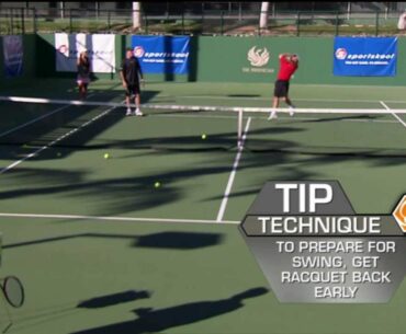 Tennis Net Drills with Coach Brad Gilbert