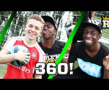 KSI, TBJZL and ChrisMD 360 VIDEO! CROSSBAR CHALLENGE!!! WATCH IN 4K | Rule'm Sports