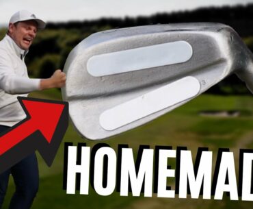 PLAYING GOLF WITH MY HOMEMADE IRONS... UNBELIEVABLE SCENES?!