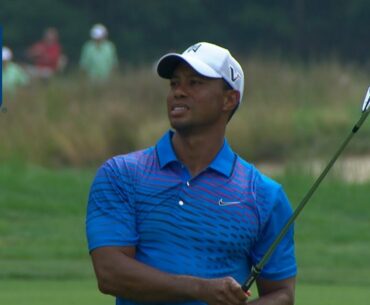Best of: Tiger Woods approaches into par 5s