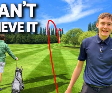 MY FIRST GOLF GAME BACK OMG DID NOT SEE THAT COMING !